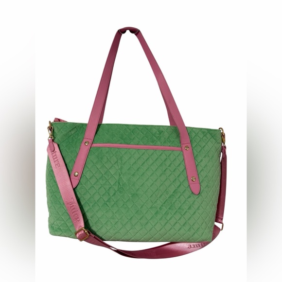 Juicy Couture Tale Weekender Tote Bag - Retro Green NWT - Picture 9 of 12